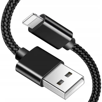 Datový kabel Kabel Koanni USB - Apple Lightning 1 m černý
