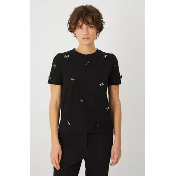 Pánské tričko Bavlněné tričko Medicine černá barva RS25.TSD304 99X, vel. XS