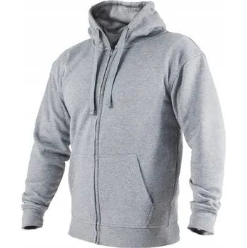 Pánská mikina MIKINA S KAPUCÍ ŠEDÁ TEPLÁKOVÁ STALCO VEL. XL