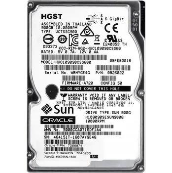 Interní pevný disk SUN 7066874 7045230 900GB 10K 64MB SAS-2 2.5" H109090SESUN900G