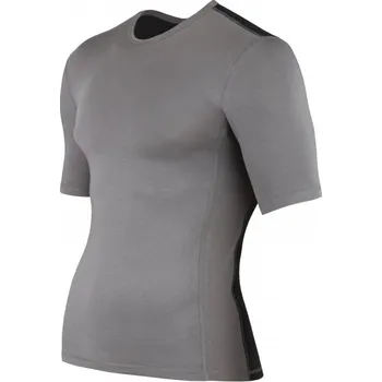 Pánské tričko bavlna vlna MERINO WOOL grafit M