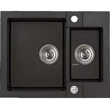 Granitový dřez Jednokomorový dřez Alveus 1 granit černý
