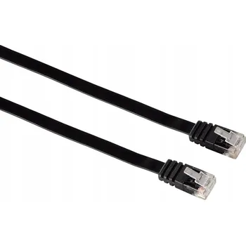 Síťový kabel Patchcord Hama 5 m černý