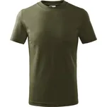 Malfini Basic Dětské triko 138 military 158