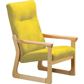 Sedací souprava BE - 1 křeslo, koženka ROXA 7.04 - koženka žlutá