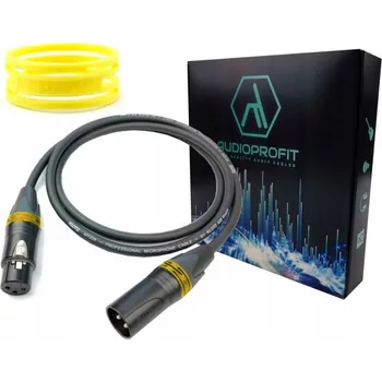 Audio kabel Kabel XLR - XLR LGJ Group KLOTZ MY206 XLR/XLR NEUTRIK BLK/YEL 1m 1 m