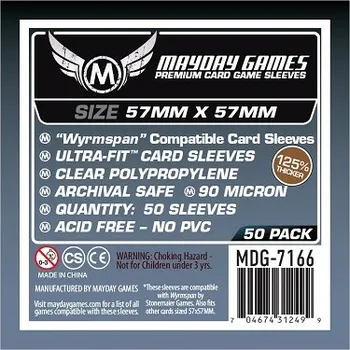 Příslušenství k deskovým hrám 57x57mm Mayday Games Wyrmspan Compatible Sleeves - 50 Pcs