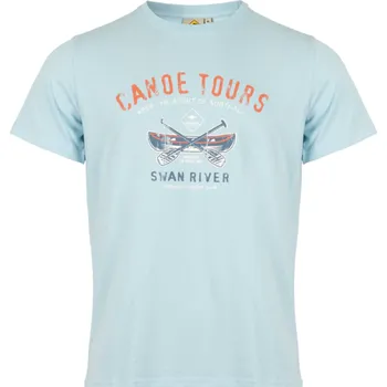 Pánské tričko Tričko Roadsign Australia Canoe modré Barva: Modrá, Velikost: XL