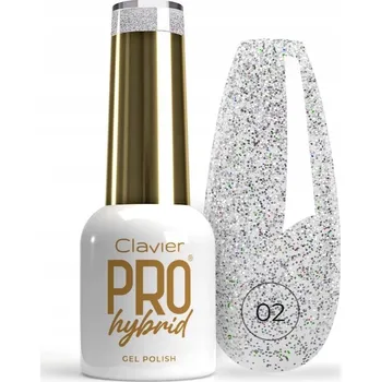 Přípravek na nehty Clavier ProHybrid 02 8 ml hybridní lak na nehty