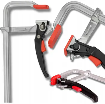 Truhlářská svěrka TRUHLÁŘSKÁ SVĚRKA SVAŘOVACÍ 600x80mm SVĚRKA TYPU F S RÁČNOU KOVANÁ