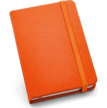 MEYER. Kapesní zápisník z PU s hladkými listy - Oranžová, Firemní dárkové předměty s vlastním potiskem