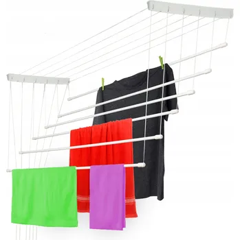 Sušák na prádlo Sušák na prádlo, zahradní, podstropní, nástěnný Kadax 80-80 cm