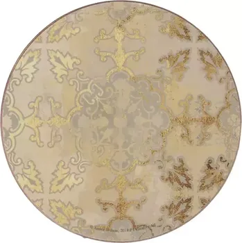 prostírání Korkové podložky pod hrníčky Gold kulaté