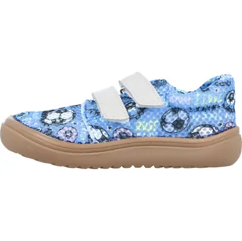 Dětská treková obuv Jonap B7 v modrý fotbal Velikost: 25