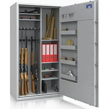 Trezor ISS Kombinovaný trezor St. Gallen WF MAX KOMBI 56476.51 KL, světle šedý