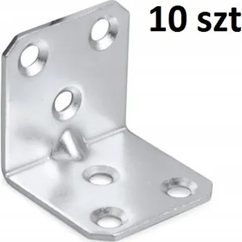 Tesařské kování Úhelník, spojka nábytku, ocel 30x30x30 10 Ks