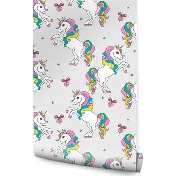 Fototapeta Tapeta Pro Děti - Duhoví Jednorožci /1212200146
