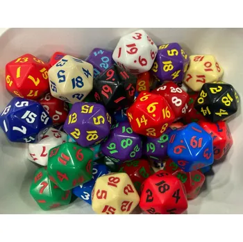 Příslušenství k deskovým hrám Q Workshop Kostka D20 16mm klasická