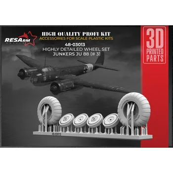 Plastikový model 1/48 Junkers Ju-88 wheels set type 3