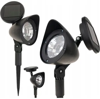 Venkovní osvětlení Solární lampa zapichovací Martom černá 28 cm 1 ks