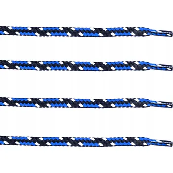 Tkaničky do bot ČERNÉ + MODRÉ Tkaničky do bot Outdoor Adidas Tkaničky 160 cm