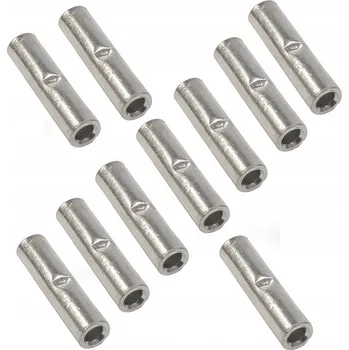 Kabelové oko 10x kabelová spojka nátrubek měděná trubička CU KLA 0,5 1 1,5 -15 10 Ks