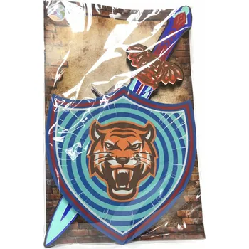 Dětská zbraň Pěnový meč a štít Tygr