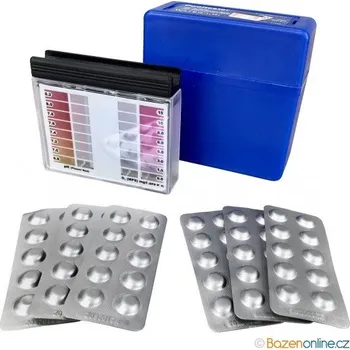 Bazénová chemie Tabletový tester na aktivní kyslík a pH v bazénu