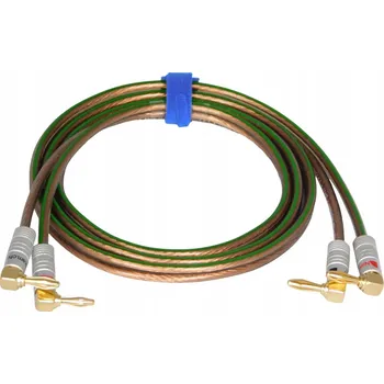 Audio kabel SOMMER ORBIT REPRODUKTOROVÝ KABEL OFC 4 mm2 BÍLÝ S BANÁNKY 7,5 m