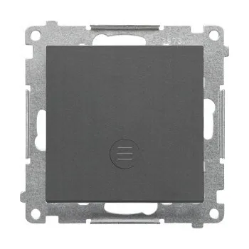 vypínač Jednoduchý spínač grafit matný Simon 55 s podsvícením