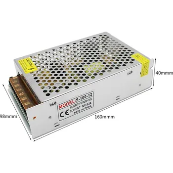 Elektronická stavebnice LYONZG S-50-5 modulový napájecí 230V AC-DC zdroj 5V/10A 50W