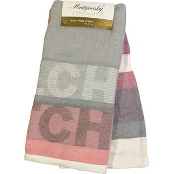 Utěrka Matějovský Kuchyňské utěrky Colin - růžová - 2ks velikost: colin - růžová - 2ks