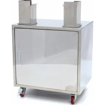 Odšťavňovač Oranžový odšťavňovací vozík - s kbelíkem na odpad - nerezová ocel | Maxima, 09300037