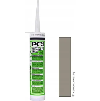 Tmel PCI SILCOFUG E 31 CEMENT GREY (ŠEDÝ) SANITÁRNÍ SILIKON 310 ML.