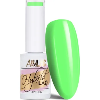 Přípravek na nehty AlleLac Hybridní lak 5 ml - Over The Rainbow Č. 80 Limetková Zeleň
