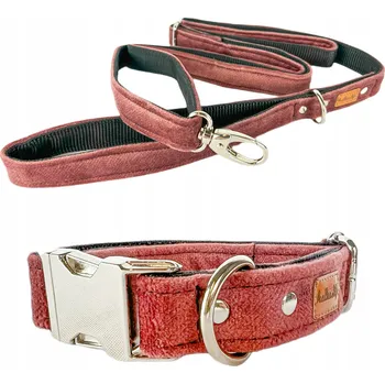 Obojek pro psa Látkový obojek pro psa, sada obojek s vodítkem Halkalife vel. M