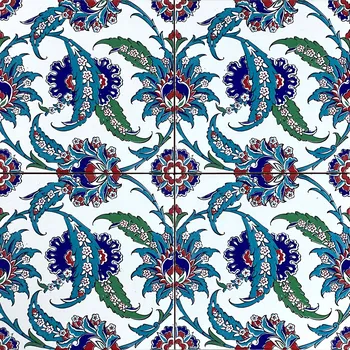 Dlažba Čtvercová dlaždice Cerames 20 x 20 cm, odstíny červené, odstíny modré, odstíny zelené, vícebarevné