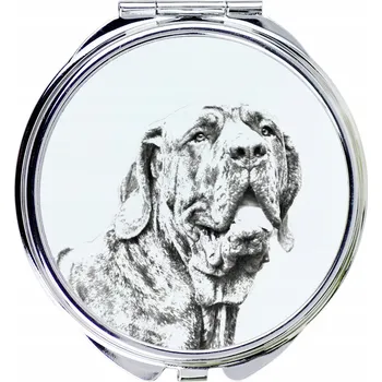 Kosmetické zrcátko Brazilská Fila, Brazilský mastif - kapesní zrcátko se psem, s možností personalizace