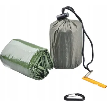 Spacák ZÁCHRANNÁ DEKA Skládací spací pytel Fólie NRC Spací Stan PŘEŽITÍ