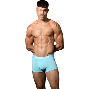 Boxerky Pánské boxerky Andrew Christian modré Bespoke (93523-SKYB) S Možnost vrácení zboží ZDARMA do 120 dnů!