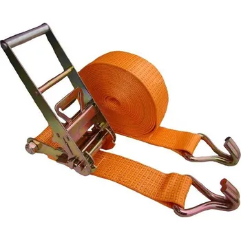 Lany Vázací-technika.cz Upínací popruh dvoudílný s ráčnou 10 t 75 mm , 4 m