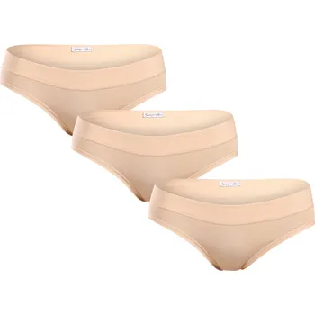 Kalhotky 3PACK dámské kalhotky Lovelygirl béžové (4999-nude) XL Možnost vrácení zboží ZDARMA do 120 dnů!