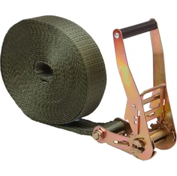 Upínací popruh Upínací popruh jednodílný KHAKI 5 t 50 mm , 12 m