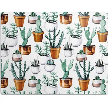Obraz Podložka pod záchod pro kočky Kaktusy v květináči 90x60 cm