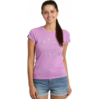 Dámské tričko s krátkým rukávem SPOOKS Tildah růžové XS
