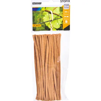 Zahradní nůžky Drát vázací obalený papírem Stofix 15 cm Stocker (100 ks)