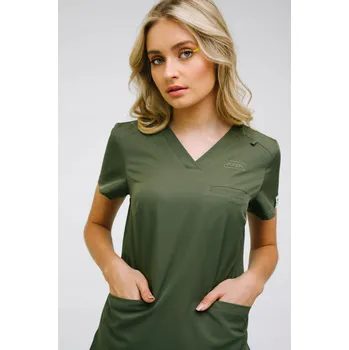 Dámská mikina Dámská lékařská Mikina SpaWear NATALIE khaki XXL