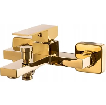 Vodovodní baterie Nástěnná vanová baterie Gamma zlatá