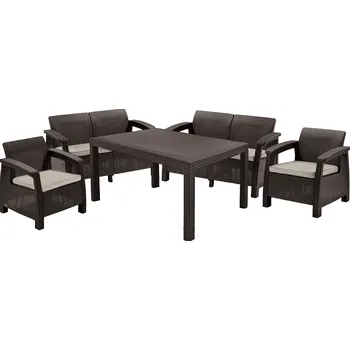 KETER Zahradní set GREEK FIESTA | hnědá