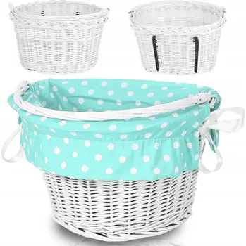 košík na kolo Přední košík na kolo Reverse Bílý